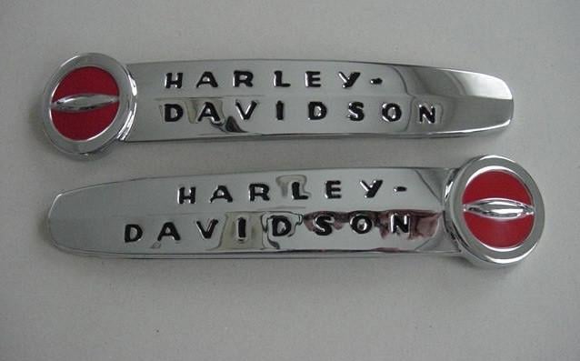 Set Harley Davidson Tank-Emblemen Origineel !