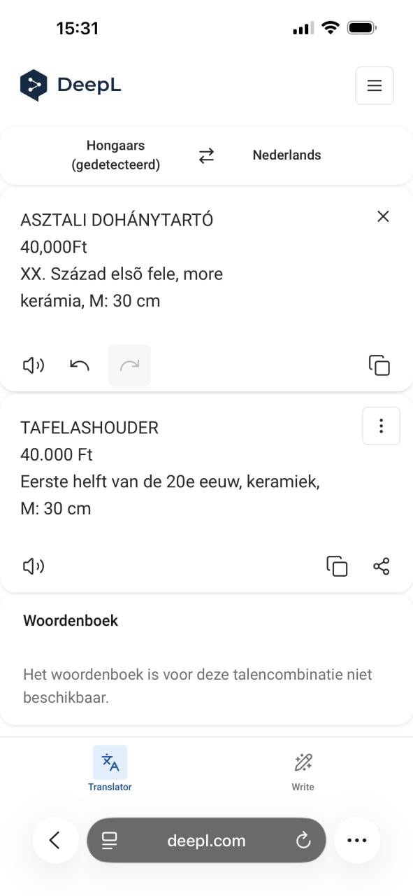 2 ANTIEKE POTTEN NET DEKSEL