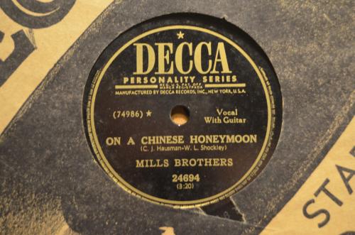 78 rpm Mills Brothers jaren '40 en '50 héél veel stuks. (5)