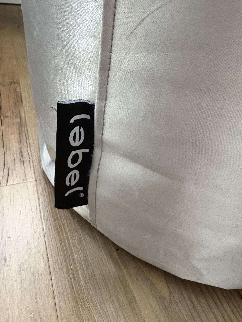 Zilveren Poef van Lebel