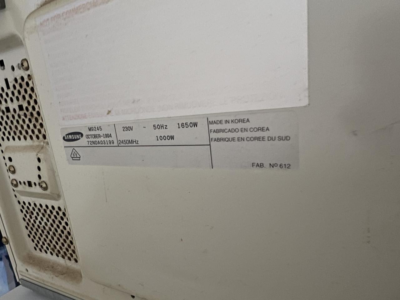 Als nieuwe krachtige Magnetron 1000 W met groot glas plateau