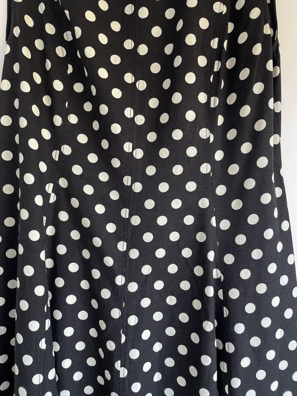 ZARA zw/wit midi dress