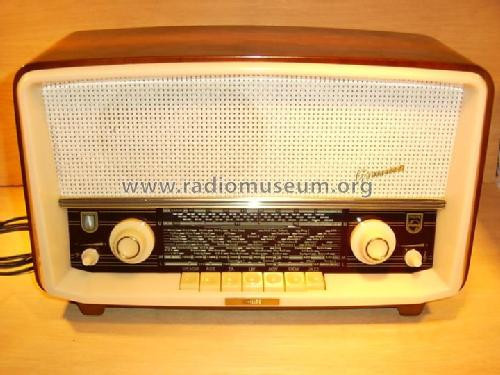Philips b3d03a antieke buizen radio compleet onbeschadigd