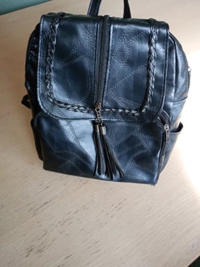 Klein PU lederen rugtasje