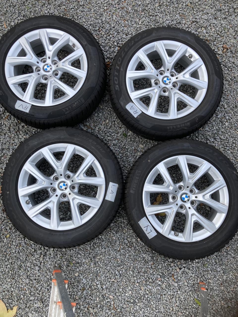 4 Winterbanden met velgen 205/60/R17 BMW X1