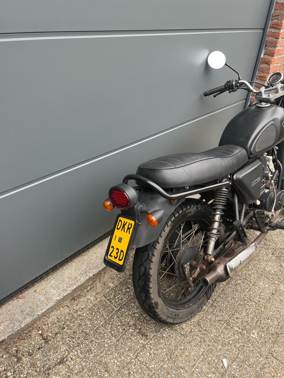 Hanway raw 50 schakelbrommer caferacer