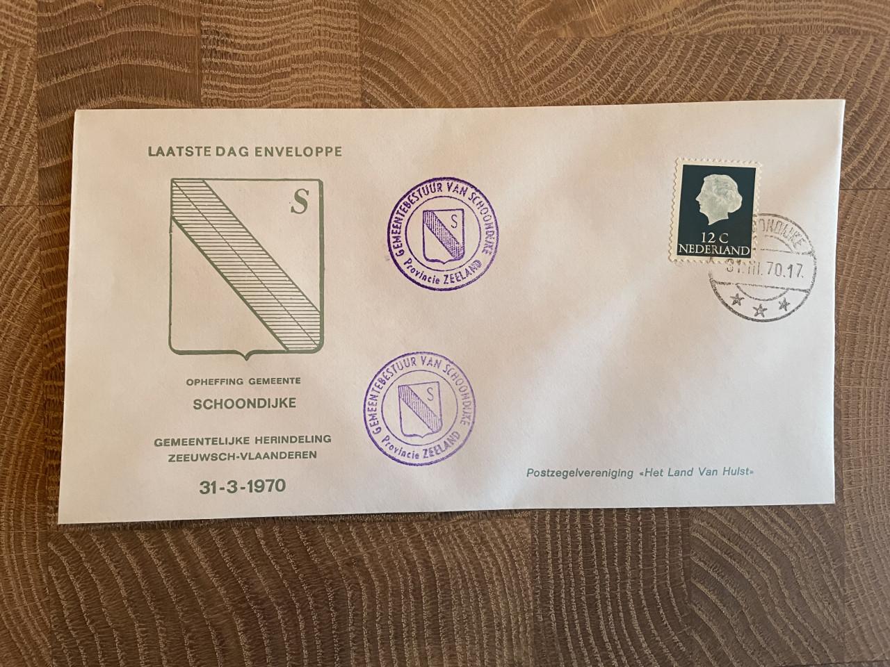 Set laatste dag enveloppen Zeeuws-Vlaanderen