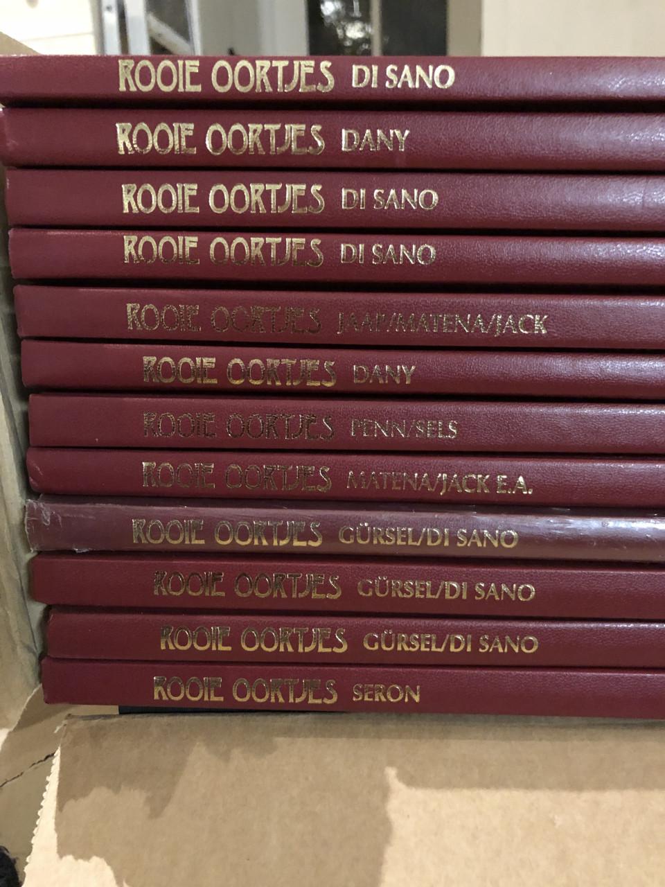 Te koop  stripboeken Rode Oortjes