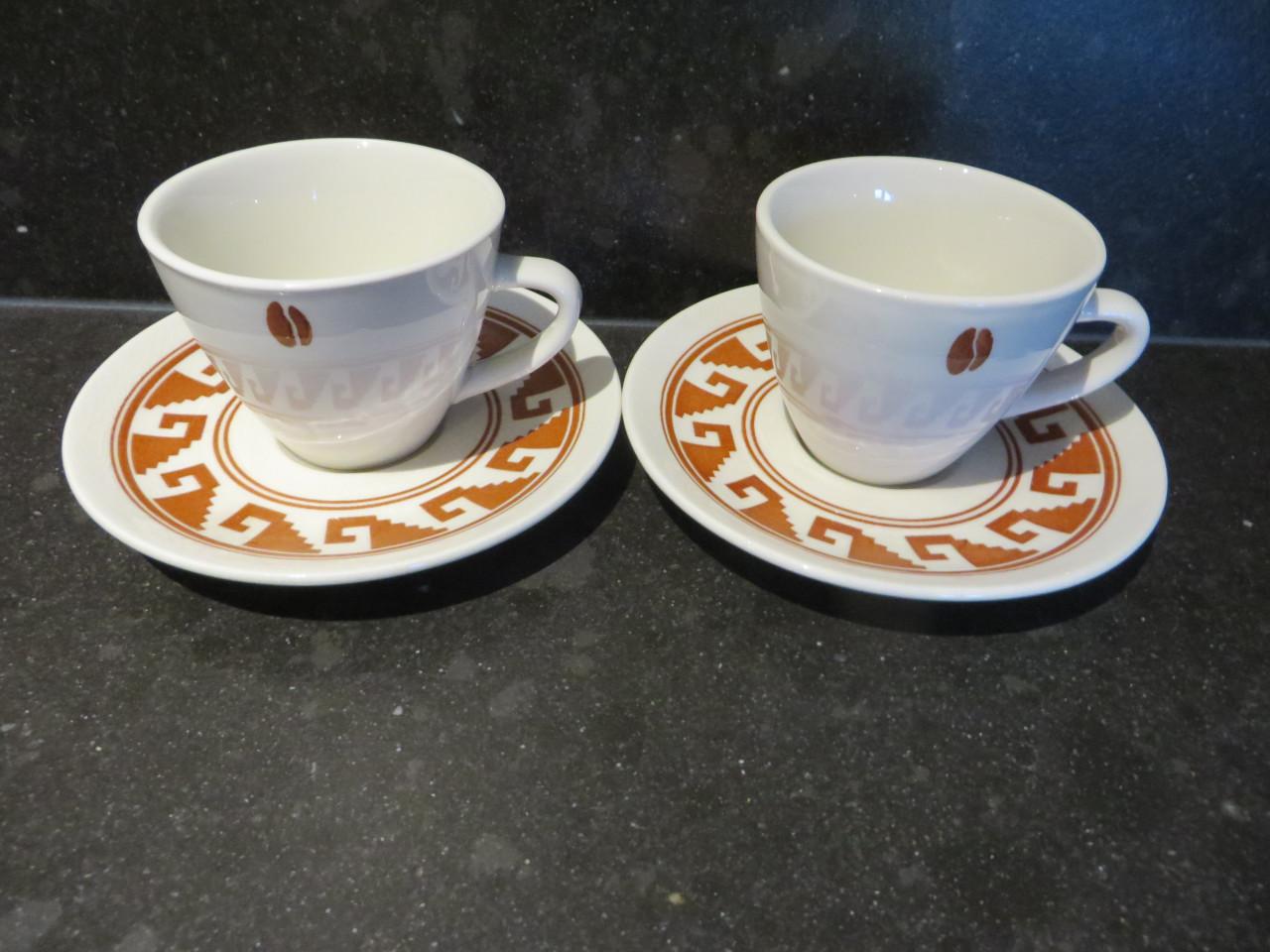 Borden  Glazen  Kop en schotel