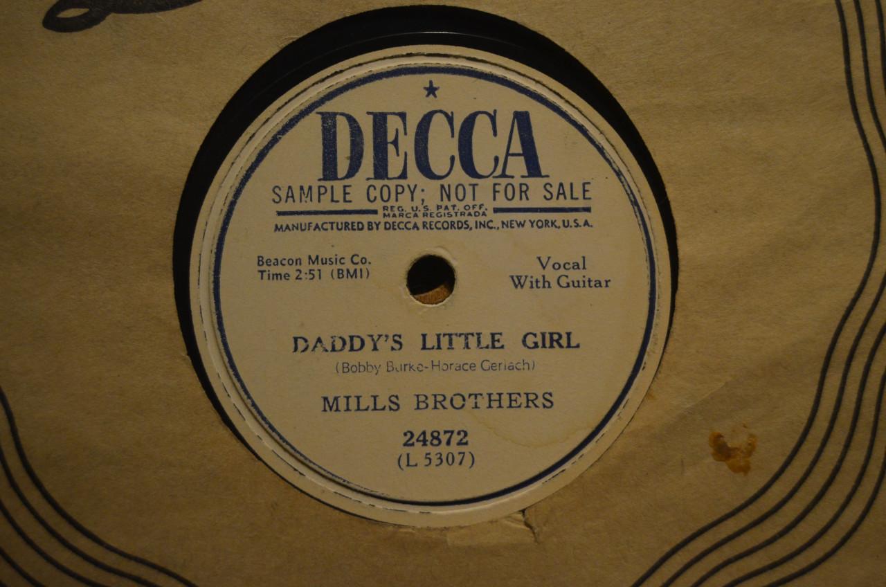 Bijzondere 78rpm Mills Brothers