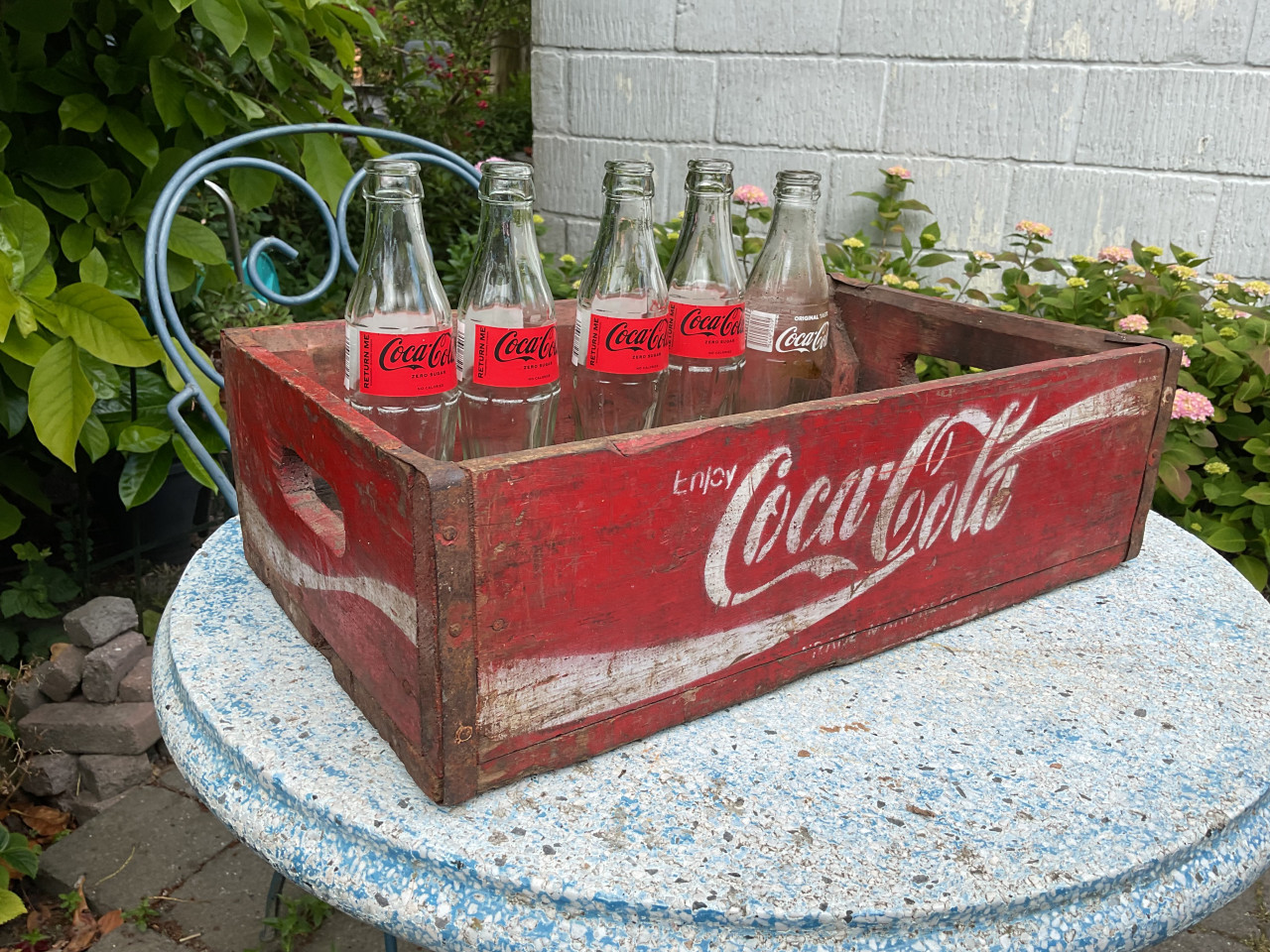 Houten krat Coca Cola