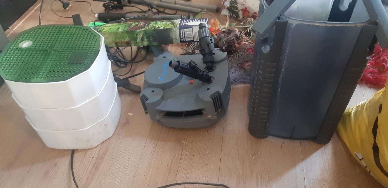 Aquarium 80x50 en 40x20, aqua pro4, decoratie, verwarming, gratis guppys