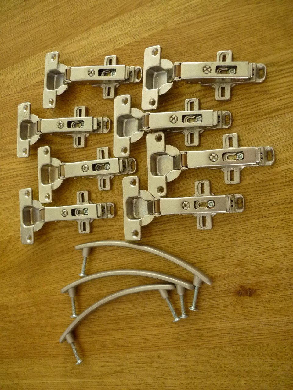 8 x Salice keukenscharnier + handgreep