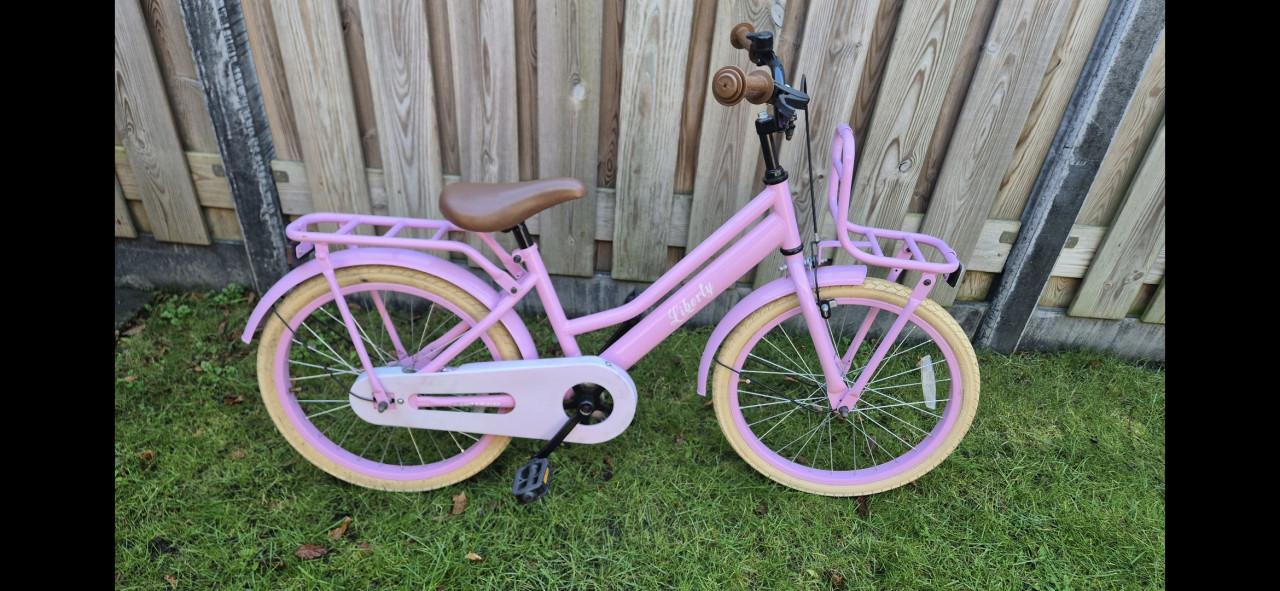 Roze Cortego Liberty meisjesfiets 20 inch