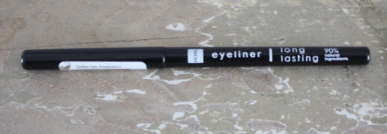 Zwarte eyeliner hema long lasting potloot