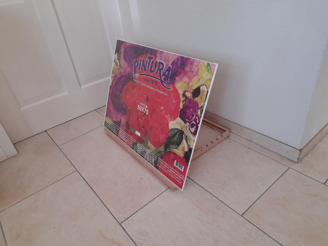 Zieler Tafelezel 62,5 x 45 met nieuwe canvas (in goede nette staat)