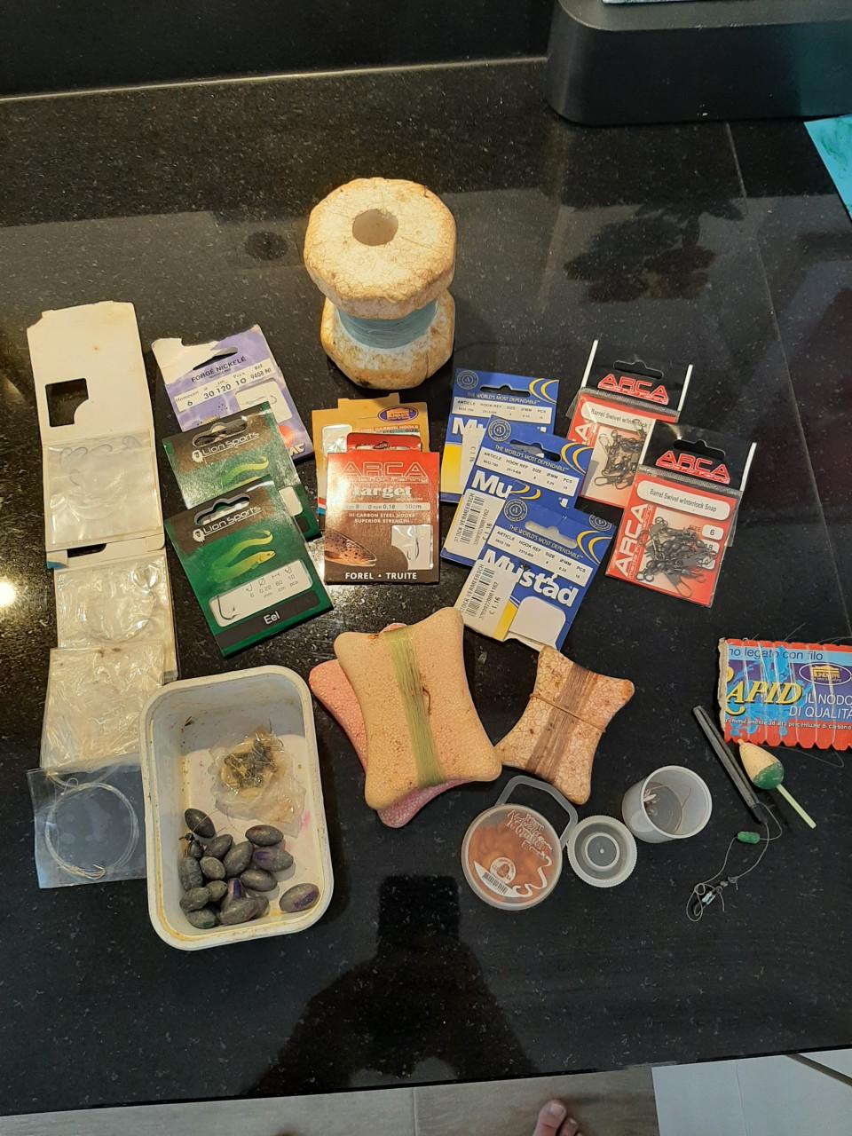 Set Vishengels en toebehoren