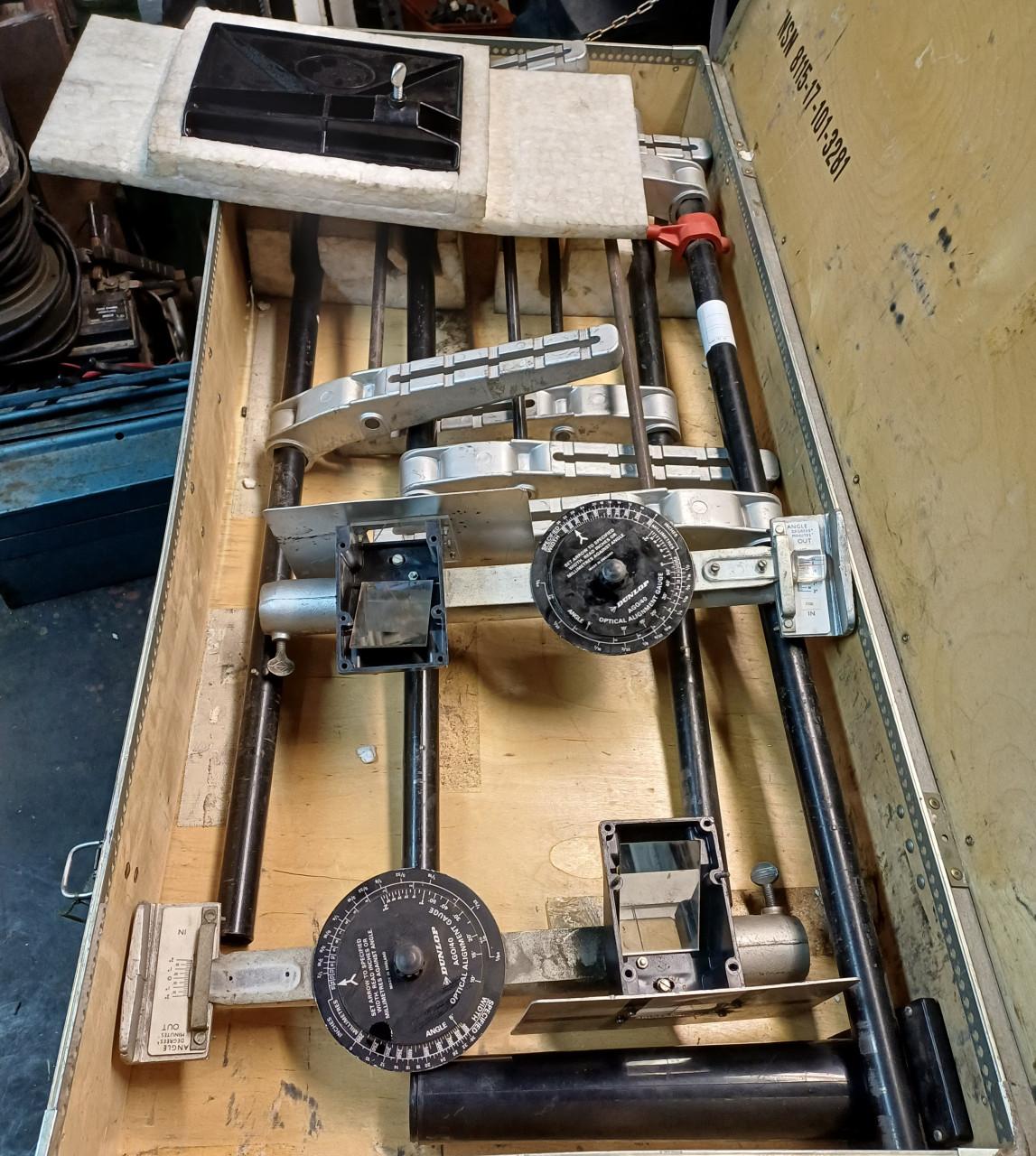 Apparatuur om wielen uit te lijnen