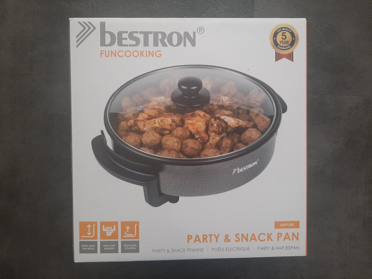 Bestron hapjes warmte pan