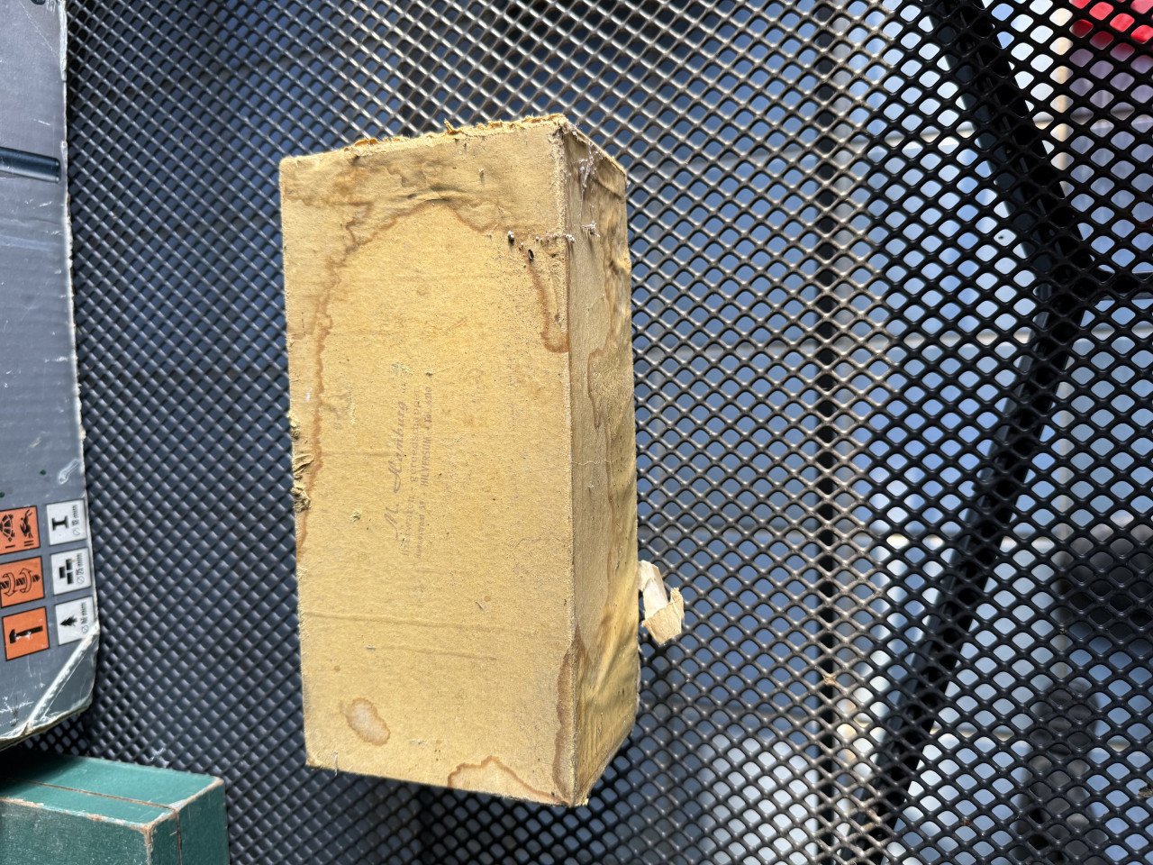 Houten Nooitgedagt (ijlst) blokschaaf in doos
