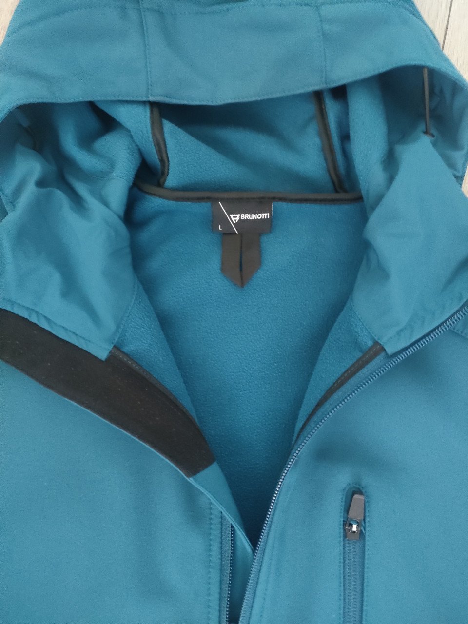 Heren softshell jas maat L van Brunotti