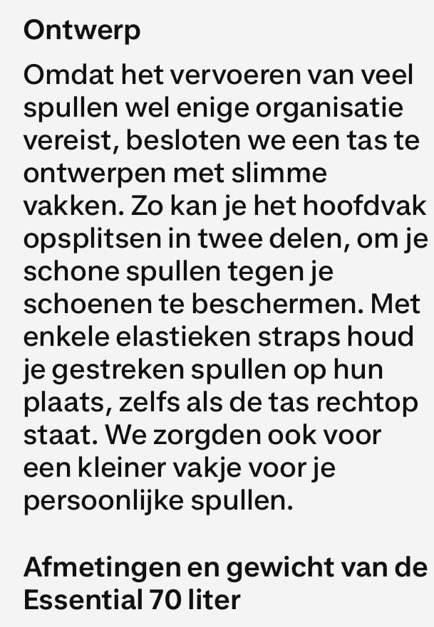 Reistas 70 liter op handige wieltjes