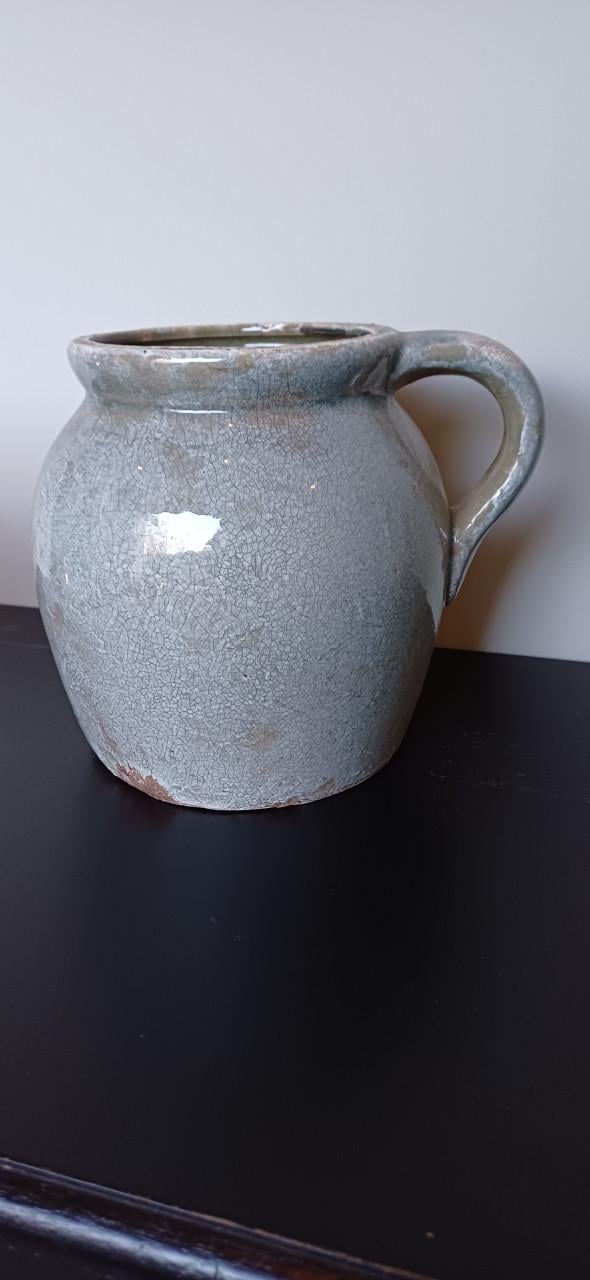 Groene landelijke pot