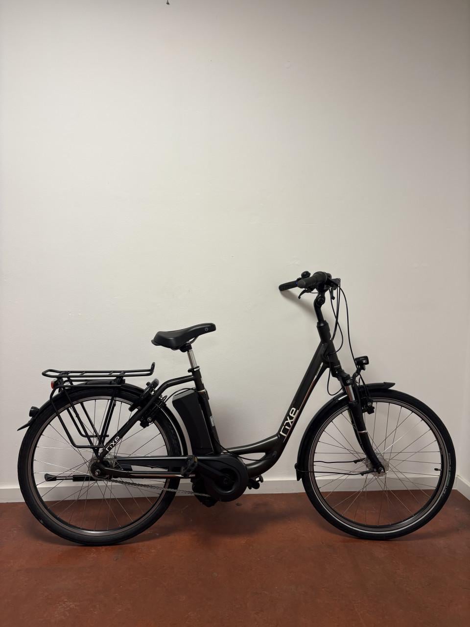 Rixe bordeaux kleine dames fiets elektrisch