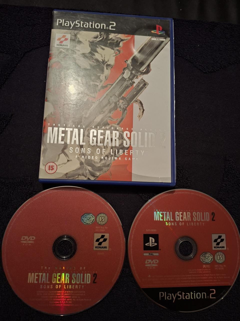 PS2 - Metal Gear Solid 2 Sons of Liberty