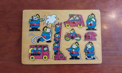 Puzzel van hout