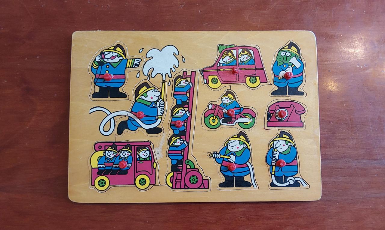 Puzzel van hout