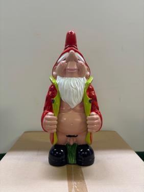 Kabouter Jopie naakt - man - tuindecoratie - 44 cm