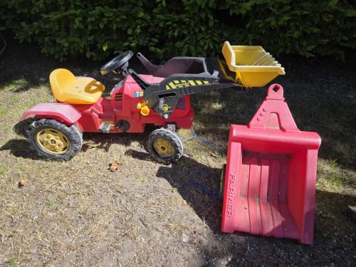 Speel tractor met kar