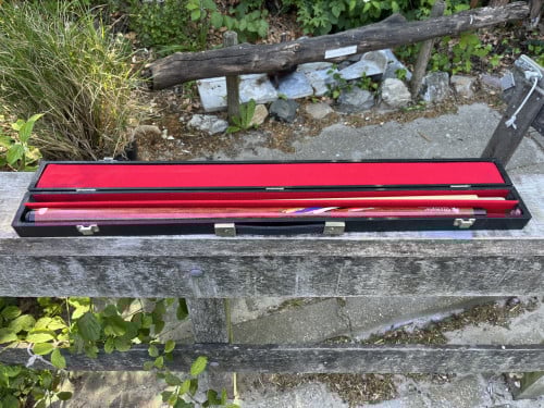 Biljart keu Merk Olympia met koffer 2 stuks