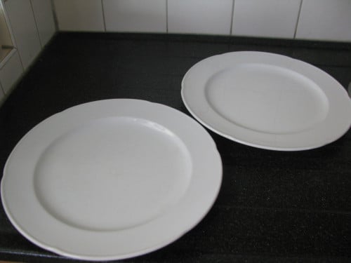 2 Grote witte borden