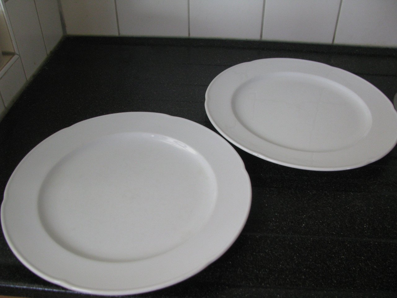2 Grote witte borden