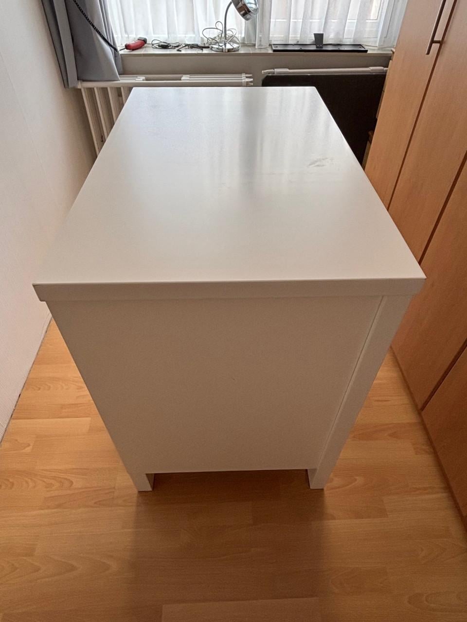 Commode en ledikant (60x120cm) wit