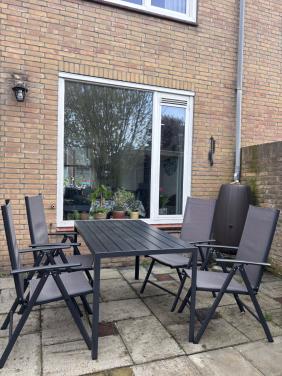 Tuinset 4 stoelen