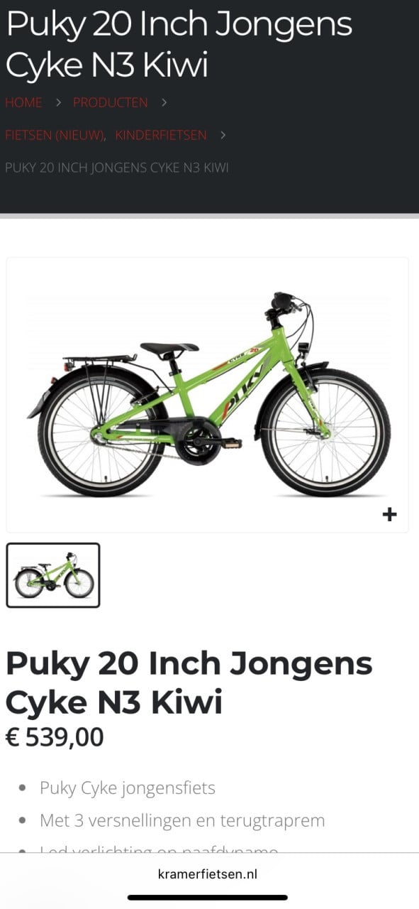 Jongens fiets