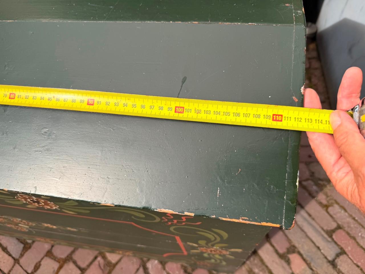 PRACHTIGE HANDBESCHILDERDE KIST
