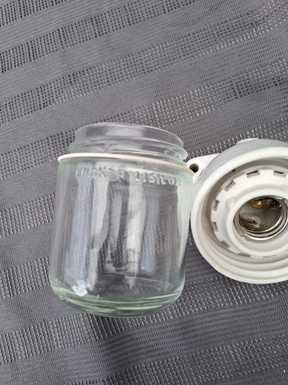 Lindner Lisilux  IP54 plafondlamp 100W (helder glas)
