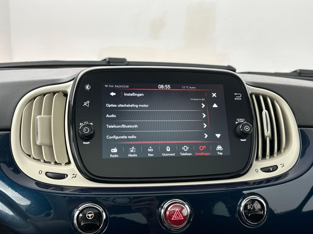 Fiat 500 1.0 hybrid dolcevita navi | panoramadak | climate control | lichtm