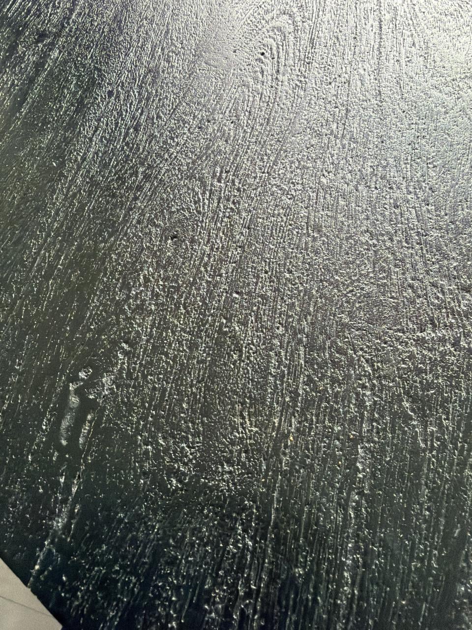 Zwarte ronde tafel 120 cm doorsnede