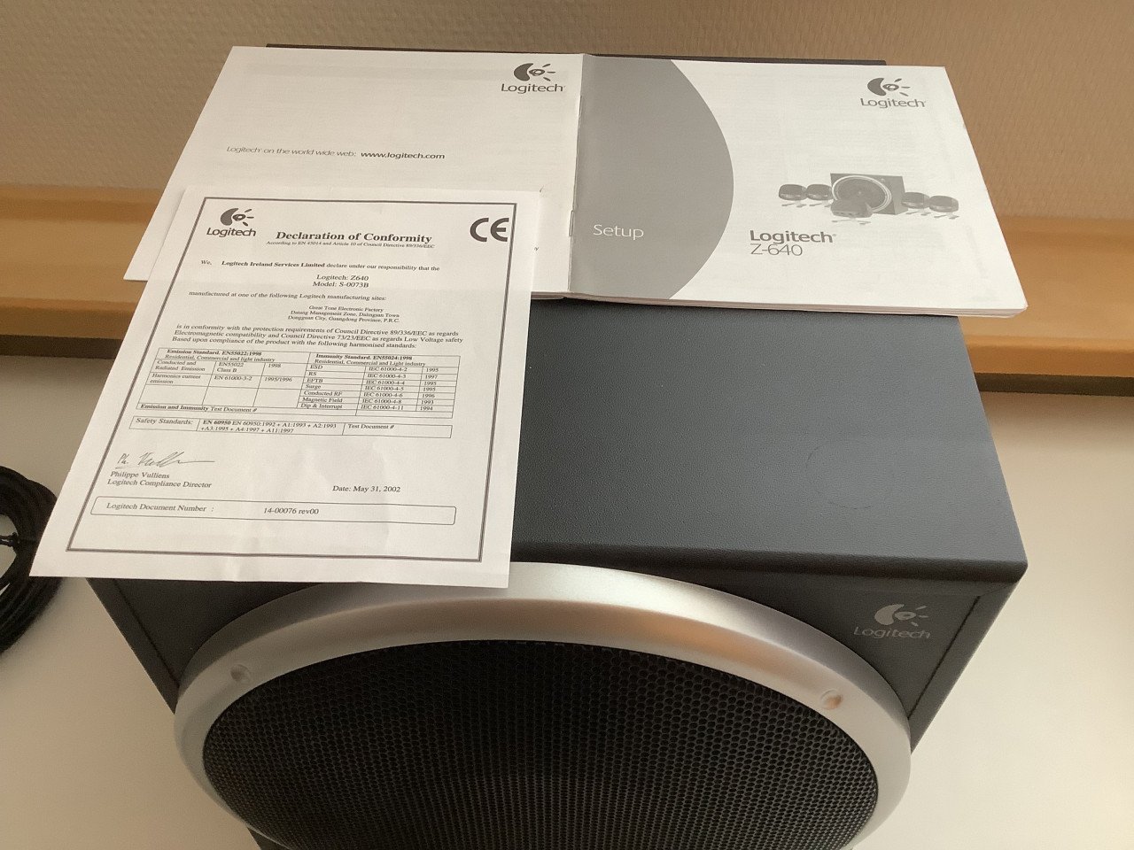 Logitech Z-640 actief luidsprekersysteem 5.1 voor computer