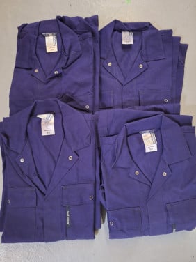Blauw overall