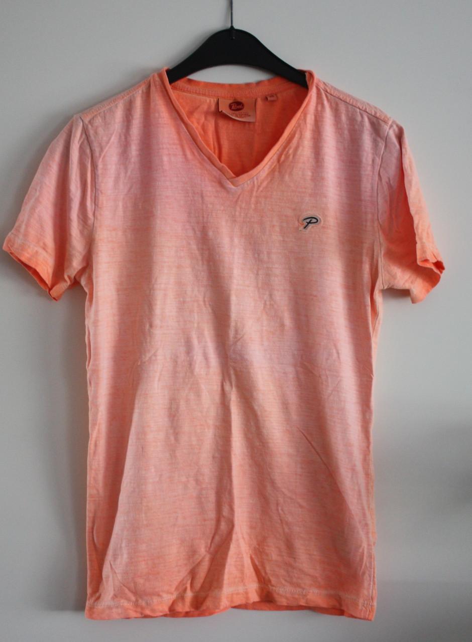 Koraal oranje tshirt maat xs