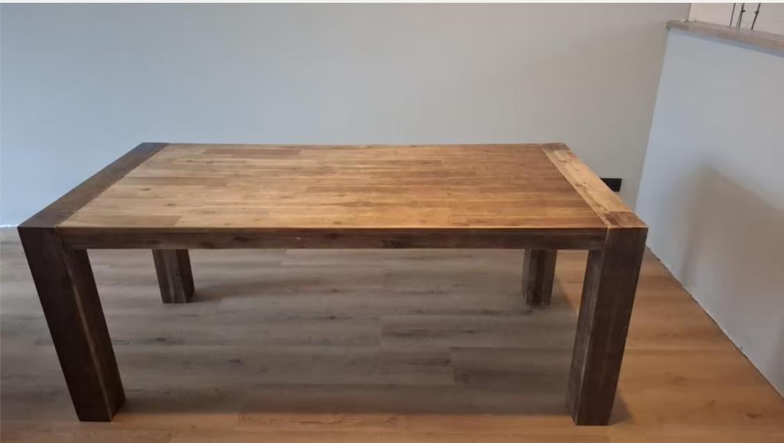 Houten eettafel - 190x90 cm