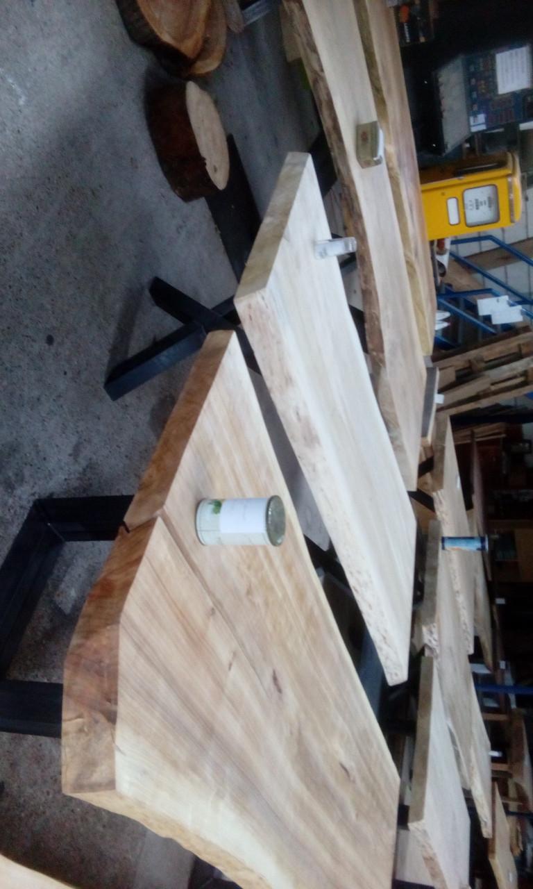Boomstamtafels tafelbladen planken bartafel, salontafel