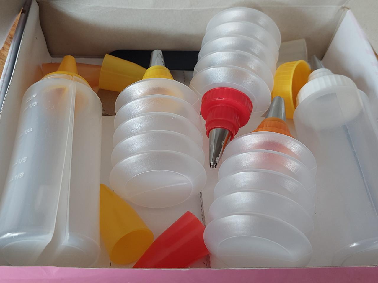 Nieuwe cupcake decoratieset