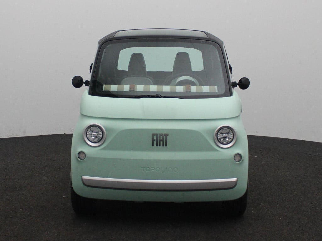 Fiat Topolino | led verlichting | panorama dak | smartphone houder | gratis